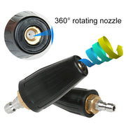 Punte degli ugelli per idropulitrice regolabili ad alta pressione Accessori per rondelle per ugelli a getto per camion, 025 (2,5 GPM) / 3600 PSI, 025(2.5GPM) / 3600PSI