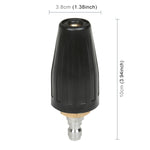 Punte degli ugelli per idropulitrice regolabili ad alta pressione Accessori per rondelle per ugelli a getto per camion, 035 (3,5 GPM) / 3600 PSI, 035(3.5GPM) / 3600PSI