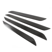 Adesivo decorativo per pannello porta auto in fibra di carbonio da 4 pezzi per Audi Q3, Door Panel