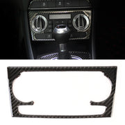Adesivo decorativo per pannello interruttori aria condizionata per auto in fibra di carbonio per Audi Q3, Air Conditioning Switch Panel