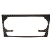 Adesivo decorativo per pannello interruttori aria condizionata per auto in fibra di carbonio per Audi Q3, Air Conditioning Switch Panel