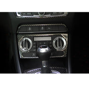 Adesivo decorativo per pannello interruttori aria condizionata per auto in fibra di carbonio per Audi Q3, Air Conditioning Switch Panel
