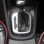Adesivo decorativo per pannello ingranaggi auto in fibra di carbonio da 2 pezzi per Audi Q3, Gear Panel