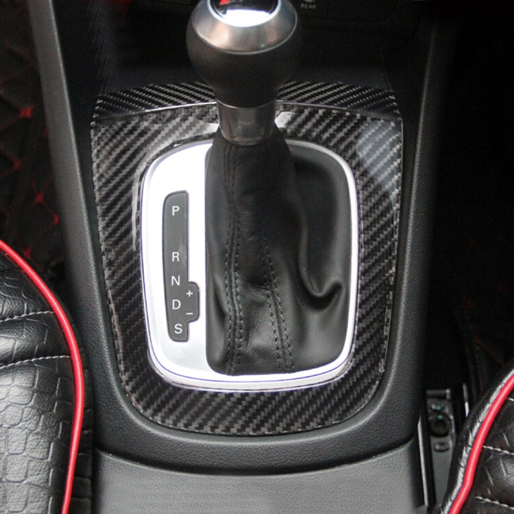 Adesivo decorativo per pannello ingranaggi auto in fibra di carbonio da 2 pezzi per Audi Q3, Gear Panel