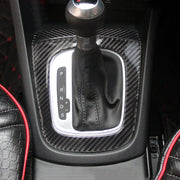 Adesivo decorativo per pannello ingranaggi auto in fibra di carbonio da 2 pezzi per Audi Q3, Gear Panel
