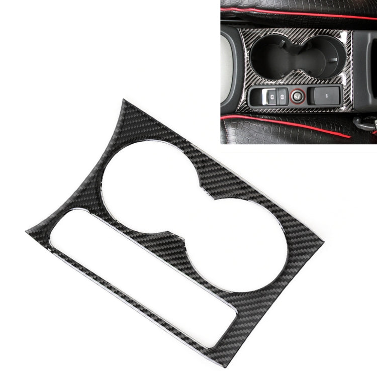 Adesivo decorativo per pannello tazza acqua per auto in fibra di carbonio per Audi Q3, Water Cup Panel