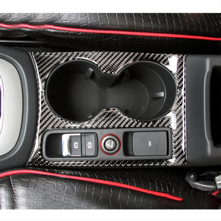 Adesivo decorativo per pannello tazza acqua per auto in fibra di carbonio per Audi Q3, Water Cup Panel