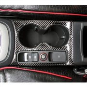 Adesivo decorativo per pannello tazza acqua per auto in fibra di carbonio per Audi Q3, Water Cup Panel