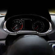 Adesivo decorativo per telaio cruscotto auto in fibra di carbonio per Audi Q3, Dashboard Frame