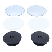2 pezzi XIAOLIN XL-1008A Punto cieco per auto Vista posteriore Specchio grandangolare regolabile con angolo di 360 gradi, Diametro: 5 cm, XL-1008A