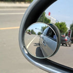2 pezzi XIAOLIN XL-1008A Punto cieco per auto Vista posteriore Specchio grandangolare regolabile con angolo di 360 gradi, Diametro: 5 cm, XL-1008A