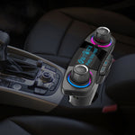 BT06 Dual USB Ricarica Smart Bluetooth 4.0 + EDR Trasmettitore FM Lettore musicale MP3 Kit per auto con schermo LED da 1,3 pollici, supporto chiamata Bluetooth, scheda TF e disco U, BT06