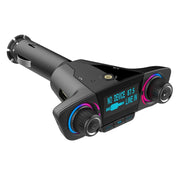 BT06 Dual USB Ricarica Smart Bluetooth 4.0 + EDR Trasmettitore FM Lettore musicale MP3 Kit per auto con schermo LED da 1,3 pollici, supporto chiamata Bluetooth, scheda TF e disco U, BT06