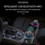 BT06 Dual USB Ricarica Smart Bluetooth 4.0 + EDR Trasmettitore FM Lettore musicale MP3 Kit per auto con schermo LED da 1,3 pollici, supporto chiamata Bluetooth, scheda TF e disco U, BT06