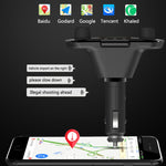 BT06 Dual USB Ricarica Smart Bluetooth 4.0 + EDR Trasmettitore FM Lettore musicale MP3 Kit per auto con schermo LED da 1,3 pollici, supporto chiamata Bluetooth, scheda TF e disco U, BT06