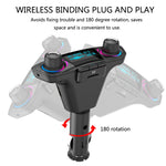 BT06 Dual USB Ricarica Smart Bluetooth 4.0 + EDR Trasmettitore FM Lettore musicale MP3 Kit per auto con schermo LED da 1,3 pollici, supporto chiamata Bluetooth, scheda TF e disco U, BT06