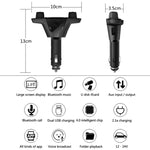 BT06 Dual USB Ricarica Smart Bluetooth 4.0 + EDR Trasmettitore FM Lettore musicale MP3 Kit per auto con schermo LED da 1,3 pollici, supporto chiamata Bluetooth, scheda TF e disco U, BT06