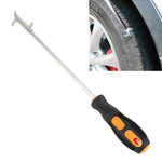 Gancio portatile per la pulizia dei pneumatici dell'auto, Black+Orange