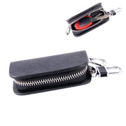 Borsa porta chiavi universale in pelle denim con cerniera appesa alla vita (non include la chiave)