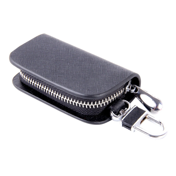 Borsa porta chiavi universale in pelle denim con cerniera appesa alla vita (non include la chiave)