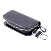 Borsa porta chiavi universale in pelle denim con cerniera appesa alla vita (non include la chiave)