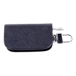 Borsa porta chiavi universale in pelle denim con cerniera appesa alla vita (non include la chiave)