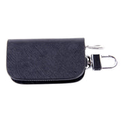 Borsa porta chiavi universale in pelle denim con cerniera appesa alla vita (non include la chiave)