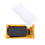 Borsa porta chiavi universale in pelle denim con cerniera appesa alla vita (non include la chiave)