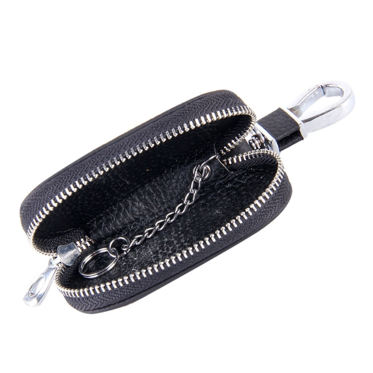 Borsa portachiavi universale in pelle di coccodrillo con cerniera appesa alla vita (non include la chiave)