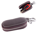 Borsa portachiavi universale in pelle di coccodrillo con cerniera appesa alla vita (non include la chiave)
