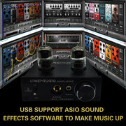 Amplificatore cuffie LINEPAUDIO A962 tubo 6J9 USB ASIO