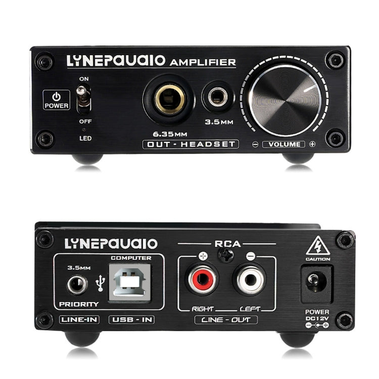 LINEPAUDIO A962 HiFi 6J9 Vacuum Tube Headphone Amplifier USB ASIO Sound Card, A962