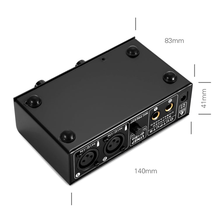 Amplificatore microfonico LINEPAUDIO A961 a 2 canali