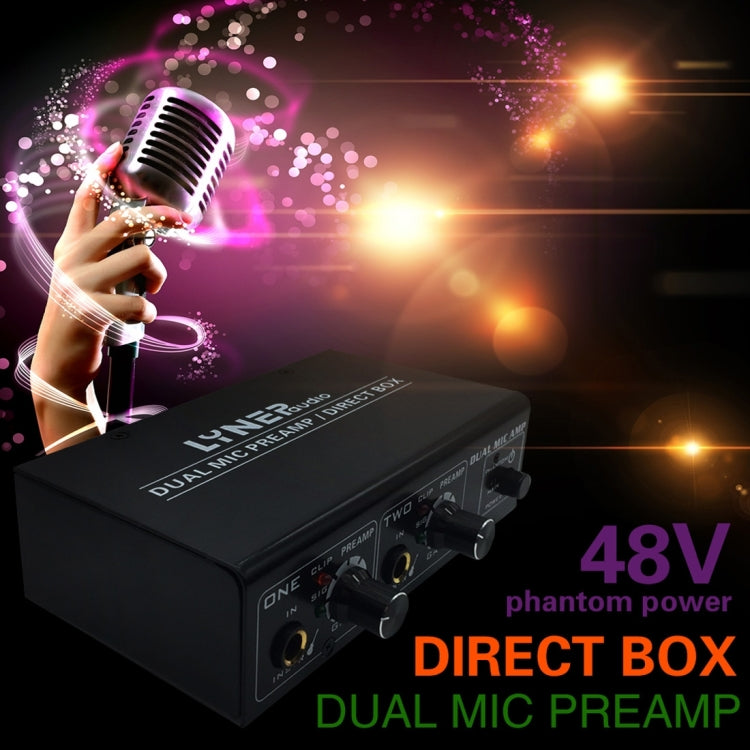 Amplificatore microfonico LINEPAUDIO A961 a 2 canali