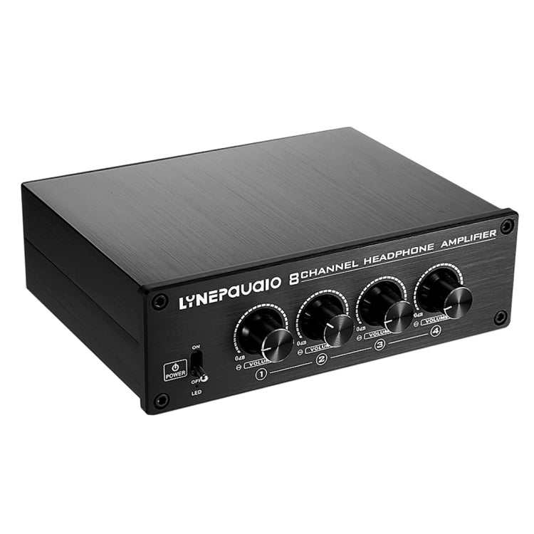 LINEPAUDIO A966 Pro Eight-Channel Headphone Amplifier Headphone Distributor Signal Amplifier, A966