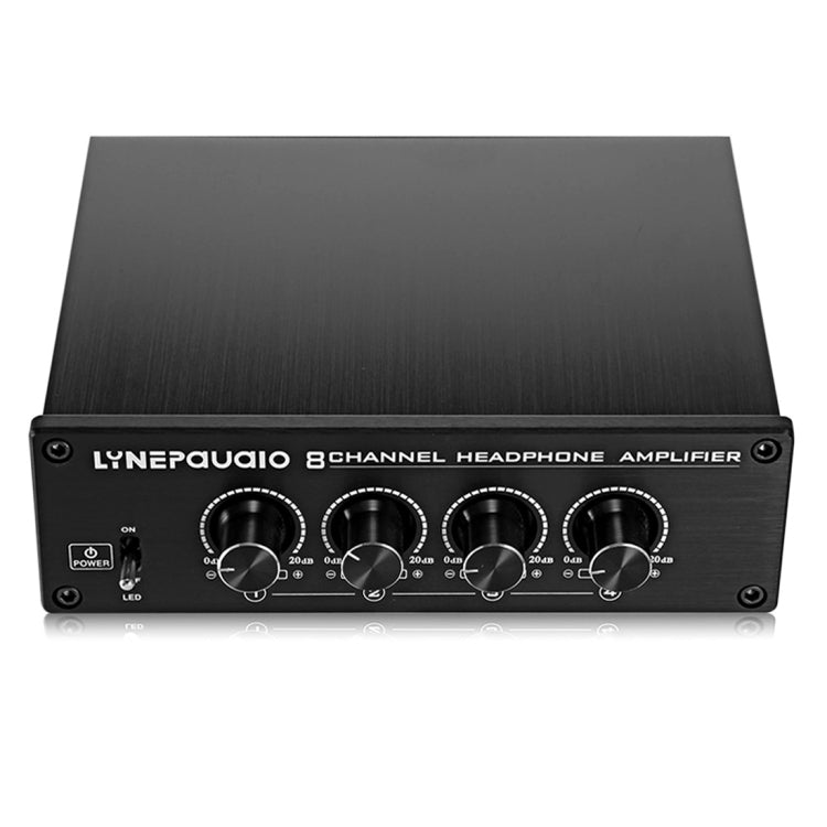 LINEPAUDIO A966 Pro Eight-Channel Headphone Amplifier Headphone Distributor Signal Amplifier, A966