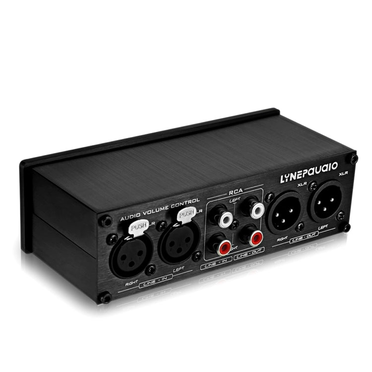 LINEPAUDIO A967 Fully Balanced Passive Preamplifier Active Speaker Two-Channel Volume Controller, A967