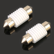 2 PZ 31mm DC12V 1.7W 6000K 135LM 2LED SMD-3030 Lampada da lettura per auto, con decodificatore, 31mm, with Decoder
