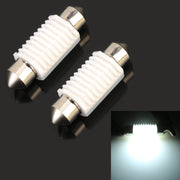 2 PZ 36mm DC12V 1.7W 6000K 135LM 2LED SMD-3030 Lampada da lettura per auto, con decodificatore, 36mm, with Decoder
