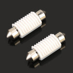 2 PZ 36mm DC12V 1.7W 6000K 135LM 2LED SMD-3030 Lampada da lettura per auto, con decodificatore, 36mm, with Decoder