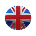 4 pezzi di adesivi per auto in metallo con bandiera dell'Inghilterra, decorazione della copertura centrale dei coprimozzi delle ruote, England Flag 2
