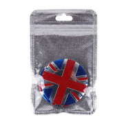 4 pezzi di adesivi per auto in metallo con bandiera dell'Inghilterra, decorazione della copertura centrale dei coprimozzi delle ruote, England Flag 2