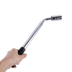 Chiave per alette per ruota telescopica con adattatori per prese reversibili da 17 mm e 19 mm, 21 mm e 23 mm e impugnatura antiscivolo estesa da 14,4 pollici a 20,5 pollici, Telescoping 17mm&19mm 21mm&23mm