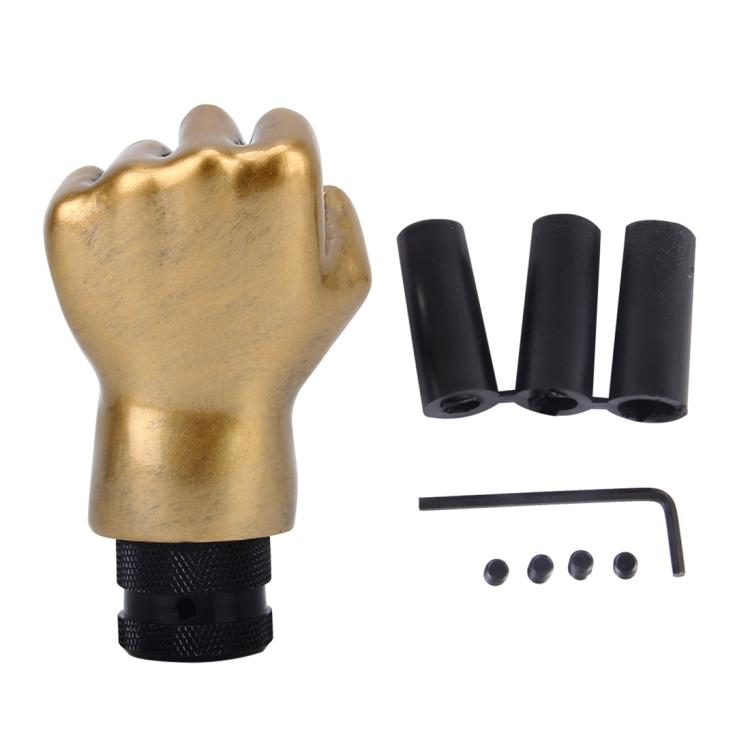 Pomello cambio auto in alluminio con coperture in gomma