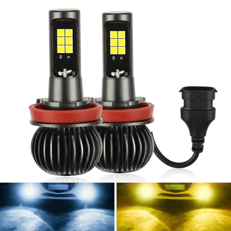 Fendinebbia LED bicolore EV15 H8/H11 6W IP67 per auto