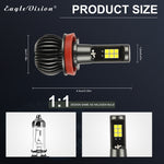Fendinebbia LED bicolore EV15 H8/H11 6W IP67 per auto
