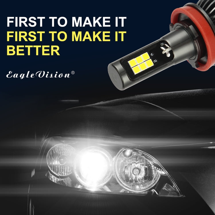Fendinebbia LED bicolore EV15 H8/H11 6W IP67 per auto