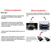 2 PZ EV15 H8 / H11 DC9-32V / 6W / IP67 Fendinebbia LED bicolore per auto, luce bianca fredda + luce ambrata, EV15 H8 / H11