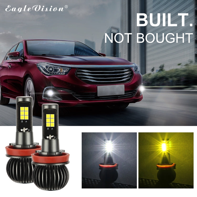 Fendinebbia LED bicolore EV15 H8/H11 6W IP67 per auto