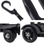 Carrello da viaggio per carrelli portabagagli pieghevoli portatili leggeri con corda